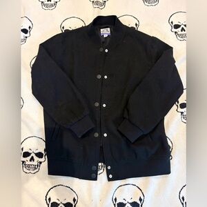 Classic Black Bomber Jacket